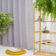 Изображение товара Штора искусственный лен трюфель 180х260 см Legrand Форест (58131392)