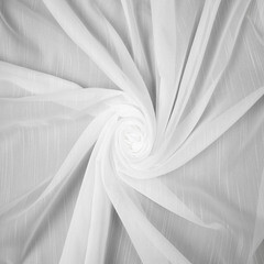 Тюль жаккард белый 300х260 см Legrand Кристи с утяжелителем (58131403) - фото 4