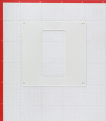 Накладка настенная пластиковая для плоских воздуховодов 55х110 мм - фото 3