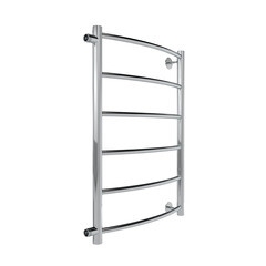 Полотенцесушитель водяной Indigo Arc 700х300 мм лесенка с боковым подключением 600 мм хром - фото 1