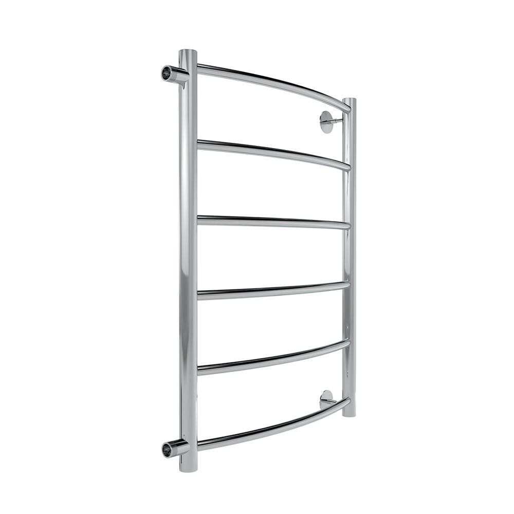 Полотенцесушитель водяной Indigo Arc 700х300 мм лесенка с боковым подключением 600 мм хром