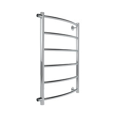 Полотенцесушитель водяной Indigo Arc 700х500 мм лесенка с боковым подключением 600 мм хром - фото 4