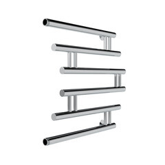 Полотенцесушитель водяной Indigo Zip 600х600 мм фокстрот с боковым подключением 600 мм хром - фото 1