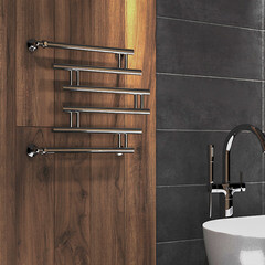 Полотенцесушитель водяной Indigo Zip 600х600 мм фокстрот с боковым подключением 600 мм хром - фото 5