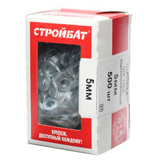 Шайба оцинкованная 5x10 мм DIN 125А (500 шт.) - фото 2