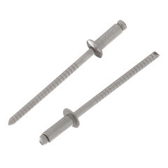 Заклепка вытяжная 3,2x8 мм нержавеющая сталь/нержавеющая сталь (100 шт.) - фото 3