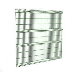 Секция заборная 3D 1730х2500 мм d4 мм ячейка 55х200 мм зеленая RAL 6005 ...