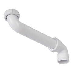 Соединение для сифона McAlpine 1 1/2 28,5 см белый (HC13) - фото 1