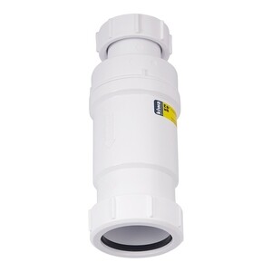 Сифон для раковины и мойки McAlpine 1 1/2х50 мм без выпуска (MRNRV50-PB ...