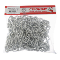 Цепь короткозвенная оцинкованная d4 мм DIN 766 (5 м) - фото 2