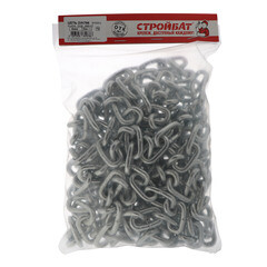 Цепь короткозвенная оцинкованная d6 мм DIN 766 (5 м) - фото 2