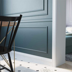 Молдинг из экополимера ударопрочный 30х9х2000 мм Cosca Decor Standart белый - фото 4