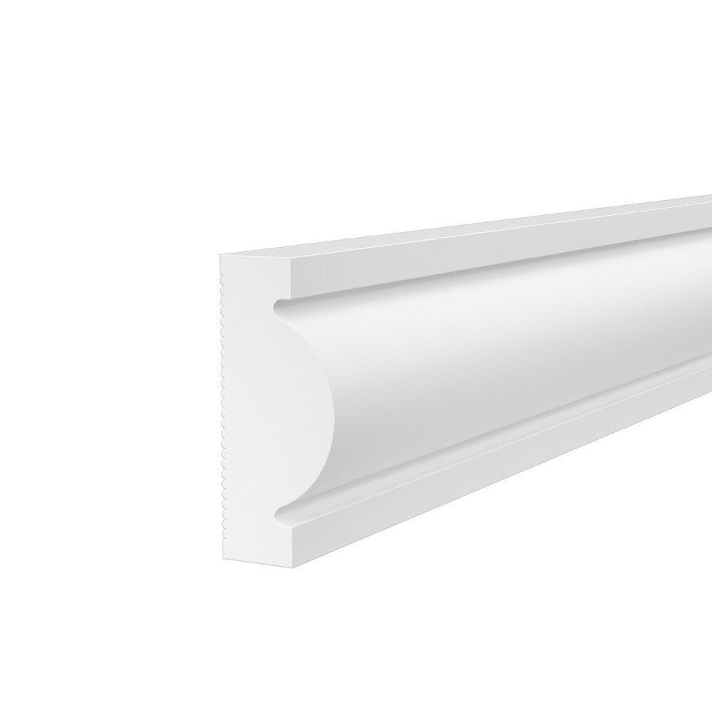 Изображение товара Молдинг из экополимера ударопрочный 30х12х2000 мм Cosca Decor Standart белый