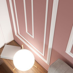 Молдинг из экополимера ударопрочный 45х20х2000 мм Cosca Decor Standart белый - фото 3