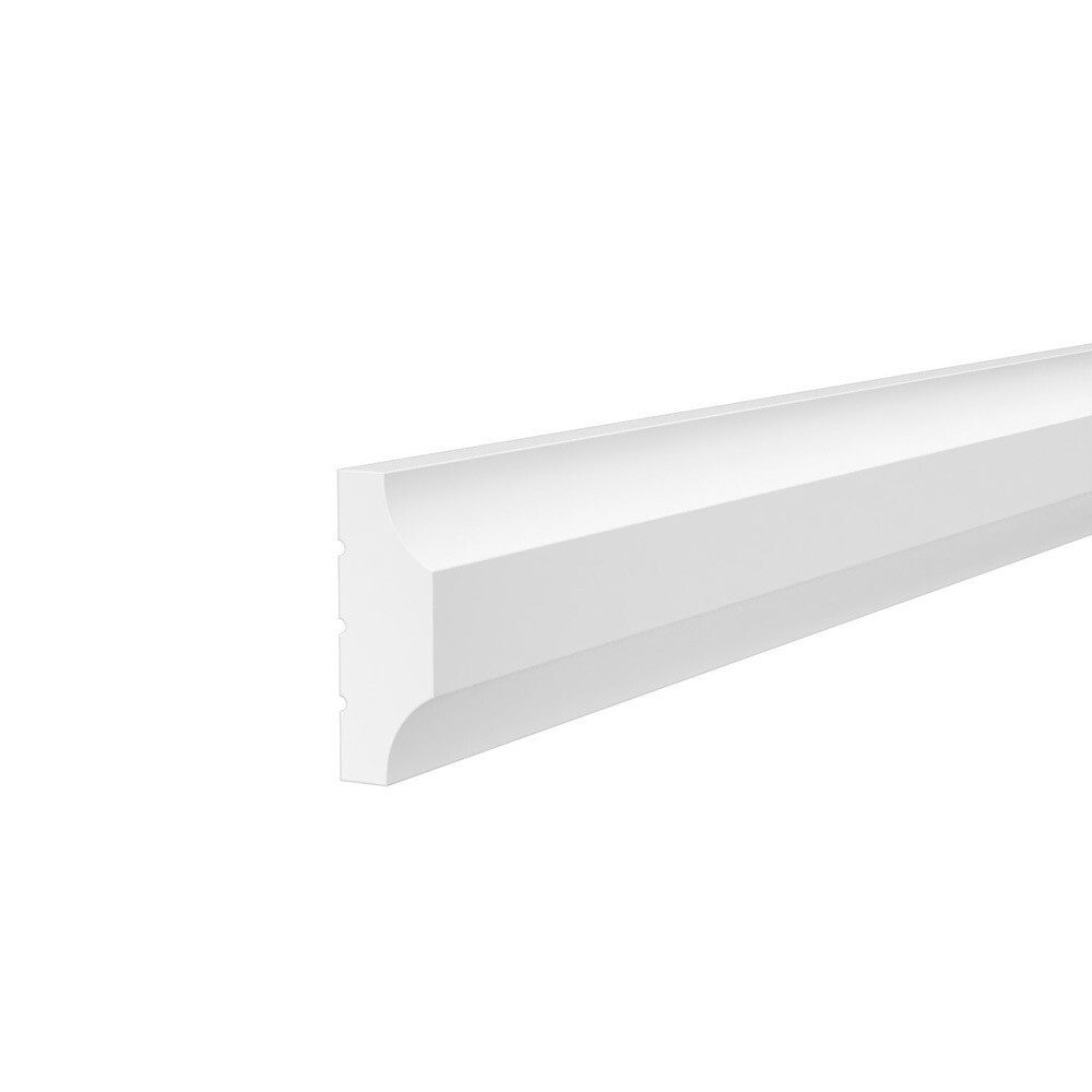 Изображение товара Молдинг из экополимера ударопрочный 40х14х2000 мм Cosca Decor Standart белый Изображение товара Молдинг из экополимера ударопрочный 40х14х2000 мм Cosca Decor Standart белый