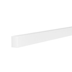 Изображение товара Декоративная рейка из экополимера 30х20х2000 мм Cosca Decor RX002 белая