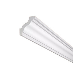 Плинтус потолочный из экополимера ударопрочный 40х41х2000 мм Cosca Decor KX - фото 1