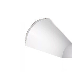 Плинтус потолочный из экополимера ударопрочный 87х87х2000 мм Cosca Decor KX - фото 1