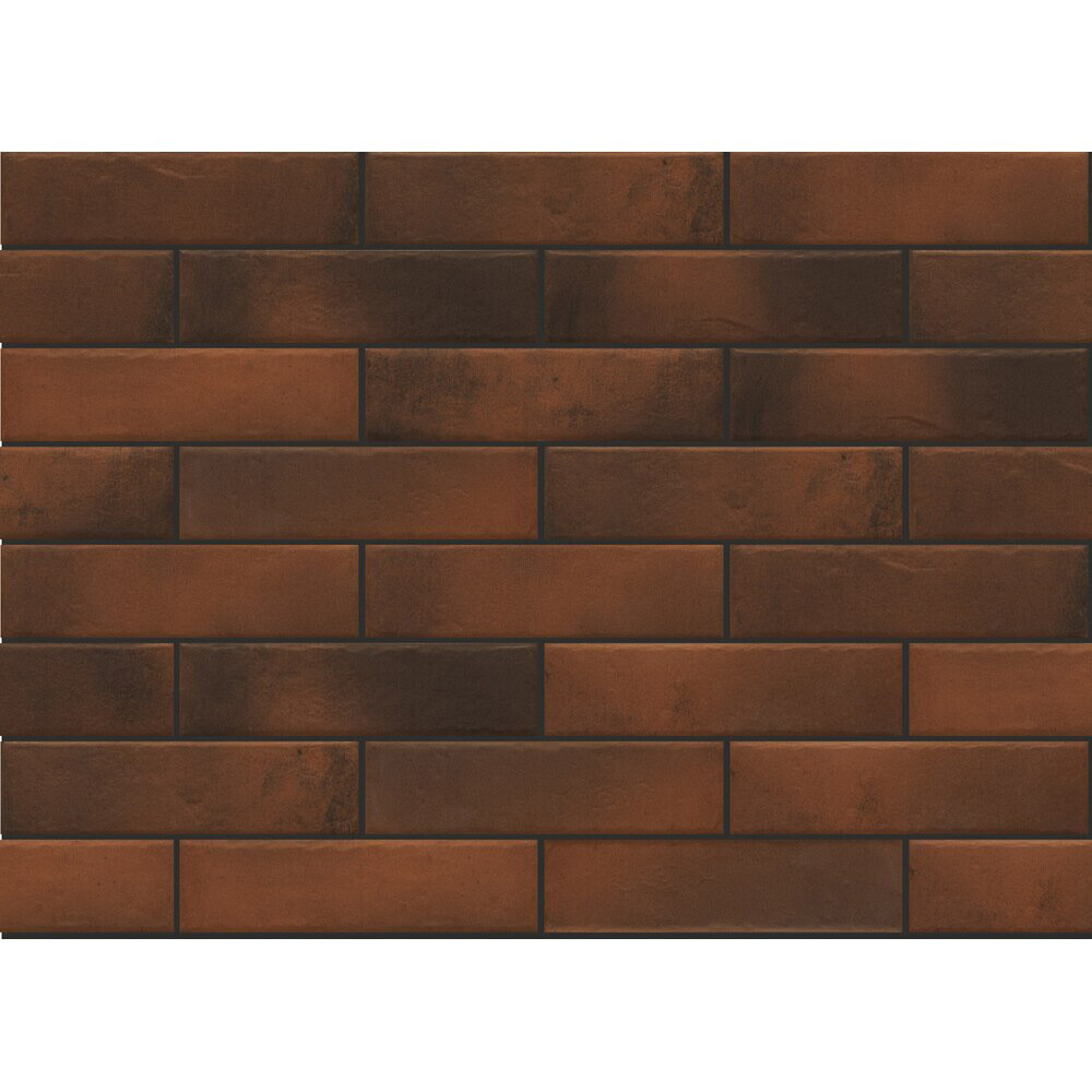 Изображение товара Клинкерная фасадная плитка Cerrad Retro brick Chilli орехово-коричневая 245x65x8 мм