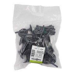 Дюбель для теплоизоляции Daxmer 10х100 мм пластиковый гвоздь (30 шт.) - фото 3