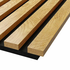 Панель акустическая 298х2750х19 мм Cosca Decor дуб медный 1,64 кв.м (2 шт.) - фото 3