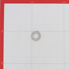 Шайба стопорная нержавеющая сталь 8x15 мм DIN 6798А (10 шт.) - фото 3