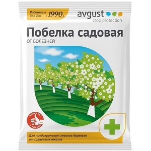 Средство для защиты стволов деревьев от болезней Avgust побелка садовая ...
