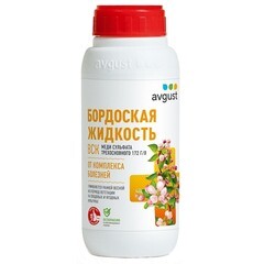 Изображение товара Средство для защиты плодово-ягодных культур от болезней Avgust Бордоская жидкость 500 мл