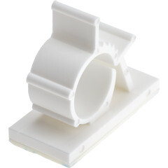 Изображение товара Площадка для крепления стяжек Duwi 18x37 мм самоклеящаяся нейлоновая белая (5 шт.) (23172 5)