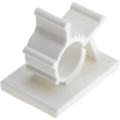 Изображение товара Площадка для крепления стяжек Duwi 19x25 мм самоклеящаяся нейлоновая белая (5 шт.) (23169 5)