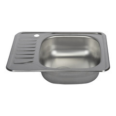 Мойка для кухни Ukinox Nord 58х48х16 см врезная с крылом сталь (Nr 580х480 (0,6) R, G) - фото 5