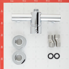 Смеситель для душа без излива Damixa Scandinavian Pure хром без лейки однорычажный (362000000) - фото 3