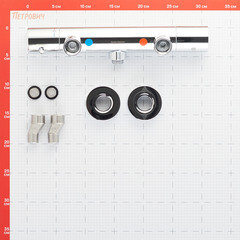 Смеситель для душа без излива Damixa Scandinavian Pure хром без лейки термостатический (366000000) - фото 4