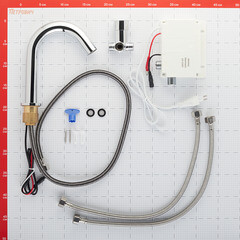 Смеситель для раковины Damixa Scandinavian Pure сенсорный хром (360290000) - фото 5