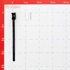 Ремешок для кабеля и труб Европартнер 16-32 мм атмосферостойкий черный (30 шт.) - фото 3