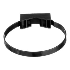 Ремешок для кабеля и труб Европартнер 32-63 мм атмосферостойкий черный (25 шт.) - фото 2