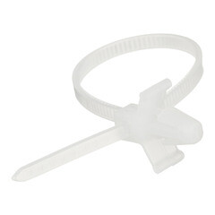 Стяжка кабельная Rexant 100х2,5 мм для крепления в щитке нейлонoвая белая (100 шт.) (07-0107) - фото 6