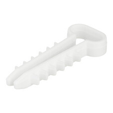 Дюбель-хомут для плоского кабеля Rexant 6-12 мм белый (100 шт.) (07-4612)