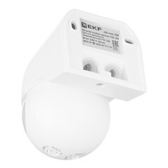 Датчик движения EKF PROxima MS-38 IP44 230 В 180 градусов до 12 м (dd-ms-38) - фото 3