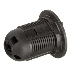 Патрон для лампы E27 Navigator NLH-PL-R1-E27-BL термостойкий пластик 880 Вт IP20 люстровый с кольцом черный (61351) - фото 3