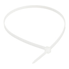 Стяжка кабельная Fortisflex КСС 300х3,6 мм нейлонoвая белая (100 шт.) (49399) - фото 4
