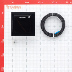 Терморегулятор электронный сенсорный для теплого пола Thermoreg TI-700 NFC черный с поддержкой NFC - фото 3