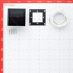 Терморегулятор электронный сенсорный для теплого пола СТН WARMLIFE черный - фото 2
