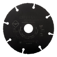 Изображение товара Диск пильный универсальный для УШМ Hilberg 125х22,2х1,8 мм 8 зубьев (530125)