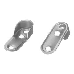 Держатель для трубы к системе Joker 30х15 мм хром (2 шт.) - фото 1