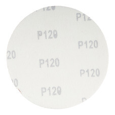 Диск шлифовальный Hesler d125 мм P120 на липучку (5 шт.)