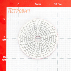 Круг алмазный шлифовальный по камню Hesler гибкий d100 мм P100 для мокрого шлифования (1 шт.) - фото 4
