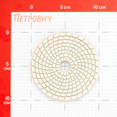 Круг алмазный шлифовальный по камню Hesler гибкий d100 мм P1500 для мокрого шлифования (1 шт.) - фото 2