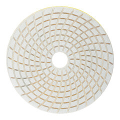 Изображение товара Круг алмазный шлифовальный по камню Hesler гибкий d100 мм P200 для мокрого шлифования (1 шт.)