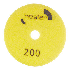 Круг алмазный шлифовальный по камню Hesler гибкий d100 мм P200 для мокрого шлифования (1 шт.) - фото 4